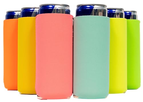 QualityPerfection Neoprene Soda Cooler Sleeve for Slim 12 Oz. Soda/Beer