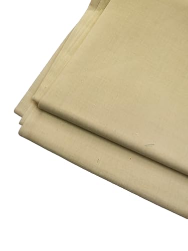Image of Unstitched Cotton Lining Fabric for Dress Materials - Soft, Skin-Friendly - 36 inch Width - 100% Cotton - Color Choices-Multiple Lengths (2m /4m /6m /8m)