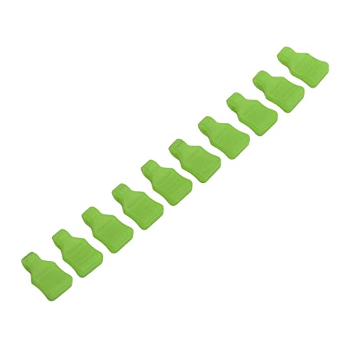 RiToEasysports 10Pcs RC Body Clips Compact 3mm RC Body Clips with Fixing Mount for 1/18 RC Car 1/24 SCX24 RC Car (green) Model Car Accessories Model Toy - Image 2