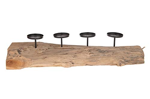 Einzigartiger massiver Kerzenständer I Kerzenhalter I Adventskranz aus...