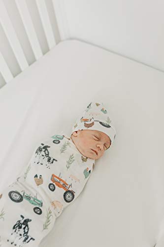Image of Copper Pearl Swaddle Blankets for Newborns | Soft Stretchy Receiving Blankets for Boys and Girls | Large 46 x 46 Inch Baby Blankets | Lightweight and Breathable Swaddles | Jo