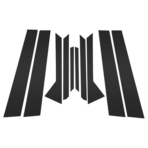 Evita arañazos con el protector negro para postes de puerta de Ford Fiesta 11-15 1