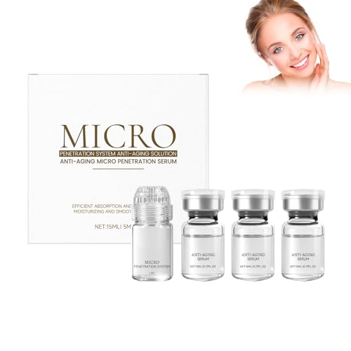 Micro Infusion Face, Micro Infusion System, Microneedling Infusion System, Facial Serum, Improves Facial Lines and Wrinkles, Strafft die Haut, Für alle Hauttypen Geeignet