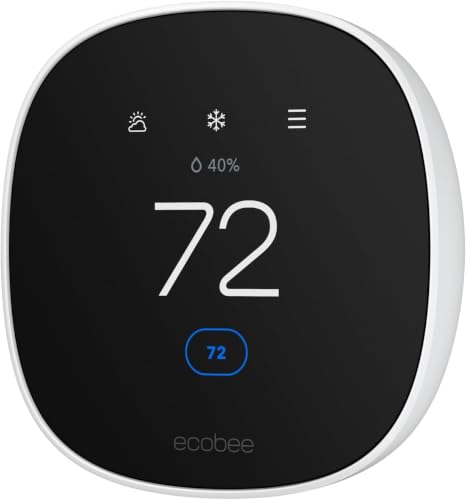 Image of ecobee Smart Thermostat Essential - Energy Star Certified programmable Wi-Fi Thermostat - Works with Siri, Alexa, and Google Assistant (Pack of 10)