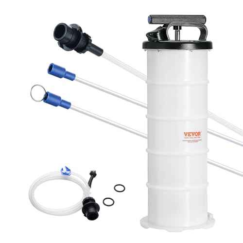 VEVOR 6.5L Manual Fluid Extractor Pump, Oil Changer Vacuum Fluid Extractor, Oil Extractor Change Pump for Automotive, Oil Change & Fluid Change Tool with Dipstick and Suction Hose (6.5L) by VEVOR - Used condition - US$37.59