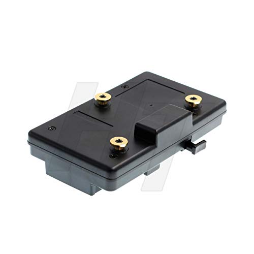 Salida D-Tap IDX de batería V-Mount convertida a placa de 3 pernos para cámaras Anton Bauer 4