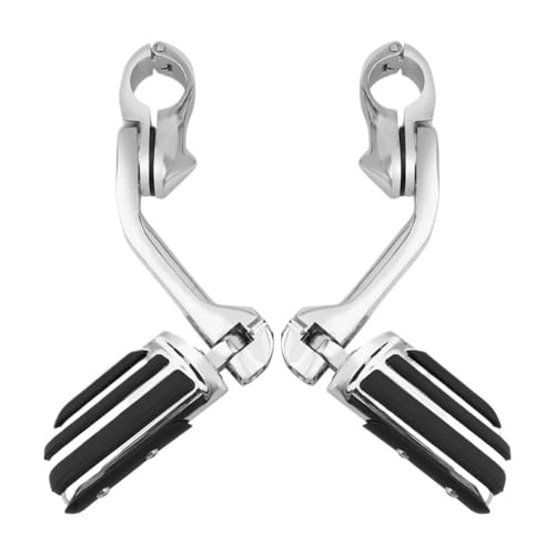 Repose-Pieds Moto Coude 32mm Kit de Montage Premium pour Pare-Cylindre Custom