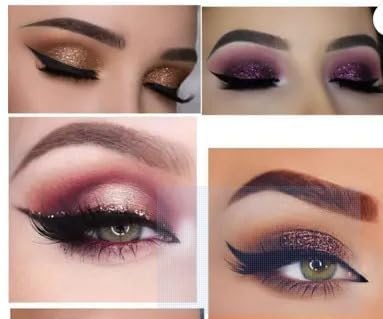 Image of Eyeshadow Palette Nude Tones - Highly Pigmented Eyeshadow Brown Tones Neutral Nude Tones Shimmer & Matt Eye Shadow, 12 Shades Brown Eye Shadow Waterproof Vegan Makeup for Smoky Eyes