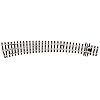 Curved Left-Hand Turnout, Peco SL-E1487, H0m, Code 75