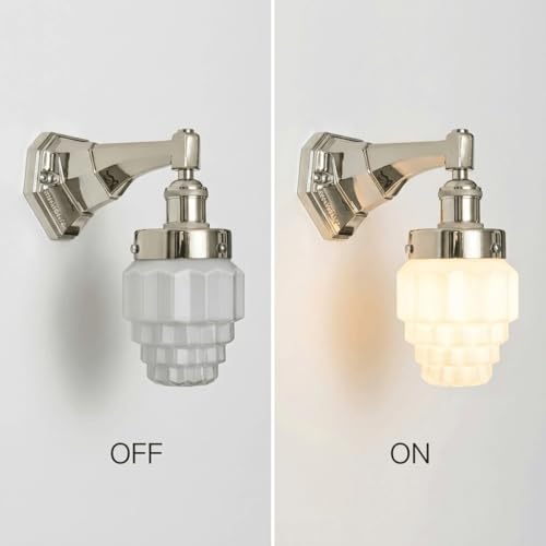 Luz de espejo de tocador industrial para baño y dormitorio con luz cálida decorativa 5