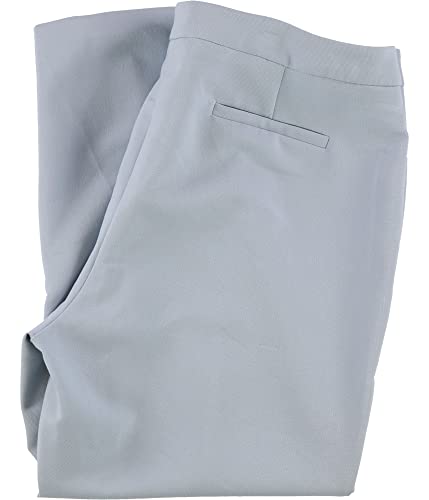 Alfani Womens Zippered Hem Casual Trouser Pants, Blue, 10 Regular2