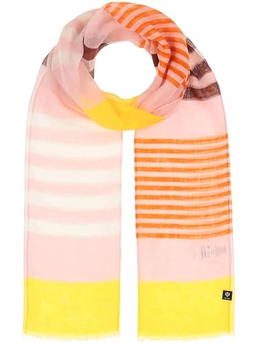 FRAAS Damen Schal gestreift - 50 x 180 cm - nachhaltig aus recyceltem Polyester - Perfekt für den Sommer - Sustainability Edition Blossom