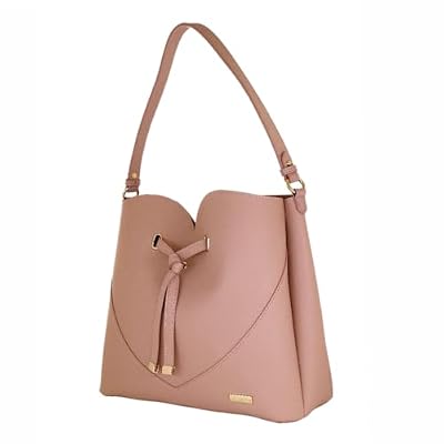Camomilla Milano Borsa a Spalla Donna, Similpelle, Collezione Sweet Love, Misura L, Colore Rosa