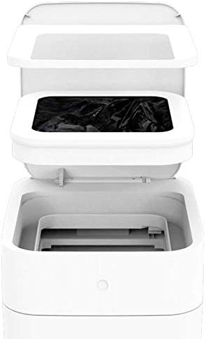 TOWNEW Pack of 6 Garbage Rings (125 Bags Approximately), Polyethylene, White, 6 Packs
