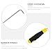 IMIKEYA Manhole Hook Rubber Handle 6mm Thick 40cm Length Sliding Door Lifter Rolling Door Pulling Tool for Home and Industrial Manhole Cover Lifting