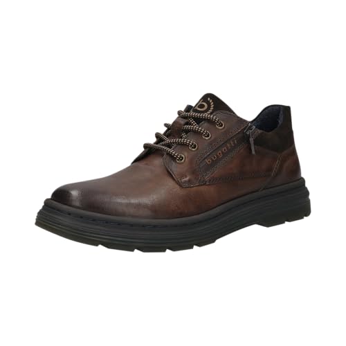 bugatti Homme 321-auc01 chaussures basses à lacets en cuir élégantes