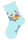 Sterntaler Socken 3er Pack Gepard, Ornamente und Kamel - Babysocken für Mädchen im 3er Pack - Babysocken mit Motiven - Socken für Babys im Set - blau, 22