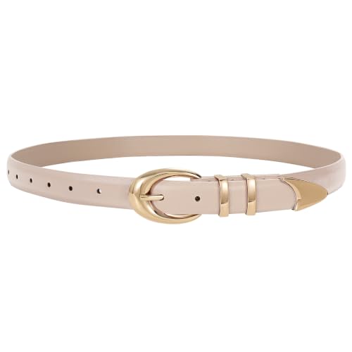 Image of TRIWORKS Women Belt for Jeans Pants Fashion Ladies Faux Leather belt