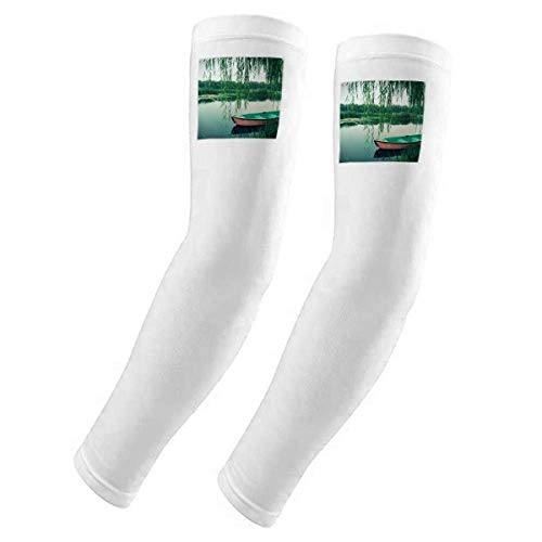 Manchons de protection UV feuille de saule manchette été anti-coup de soleil