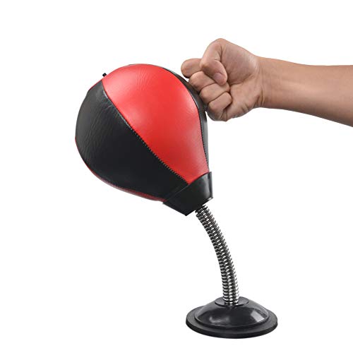 Milky House Desktop Punching Bag, Stress Buster Stress Relief Boxing Ball with Strong