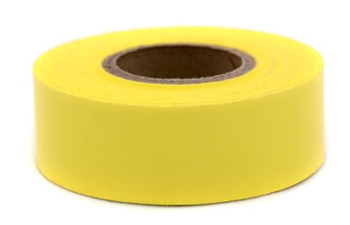 ChromaLabel 0.75 Inch Clean Remove Color Code Tape, 500 Inch Roll, Yellow