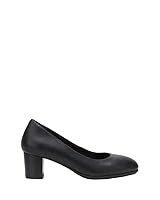 Hush Puppies Women's The Block Heel Court Shoe, Black, Size US 8.5