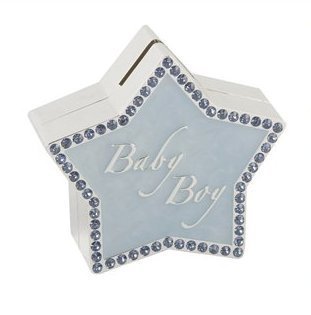 Preisvergleich Produktbild Baby Boy Star Money Box