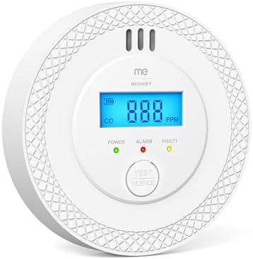 Carbon Monoxide Detector, Carbon Monoxide Alarm, CO Alarm with Di...