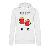 Photo Gallery felpa con cappuccio germany is calling me beer party oktoberfest, bianco, m Photo Gallery felpa con cappuccio germany is calling me beer party oktoberfest, bianco, m