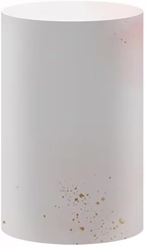 Miniatura 7 de We Can Bearly Wait to Meet You - Cubierta de pedestal para baby shower, temática de oso de peluche, niña, color rosa pastel, cubierta de cilindro,