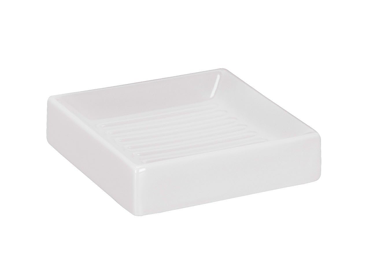 Porte savon zinc carré sur pieds Antic Line pour salle de bain rétro