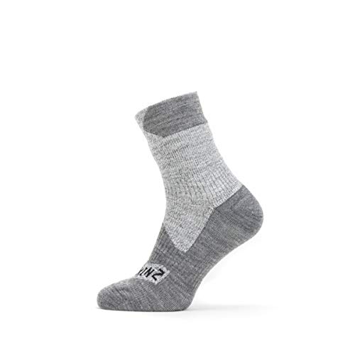 Preisvergleich Produktbild Sealskinz Unisex Allwetter Wasserdichte Socken Knöchellang, Grau, M