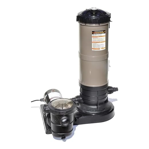 SWIMLINE HYDROTOOLS Extra-Flo Cartridge Pool Filter Complete System For Above Ground Pools | Quad Element Design | 40 SQ FT | 0.9 THP DOE Compliant Pump 4500 GPH | For Pools Up To 19000 Gallons