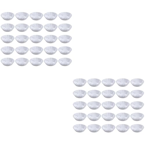 Alipis 2piezas Moldes De Tartaletas Reutilizables y Antiadherentes Para Muffins y Tartas De Para Pasteles Pudding y Quiches