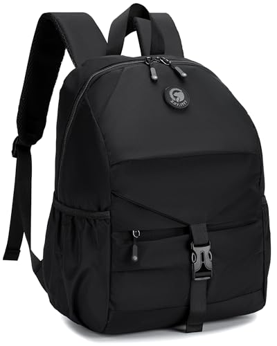 Nixjoro 40x30x20 cm Travel Bag,Christmas Gift for Woman Man Personal Item Lightweight Underseat Luggage Bag Mochila Para Viaje En Avion for Men Women(Black)