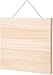Darice 30052997 Unfinished Wood Square, 12 Inches Shadowbox, Natural