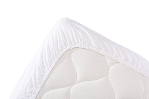 Cubrecolchón con capucha de rizo absorbente protector 180x200 para evitar manchas 3