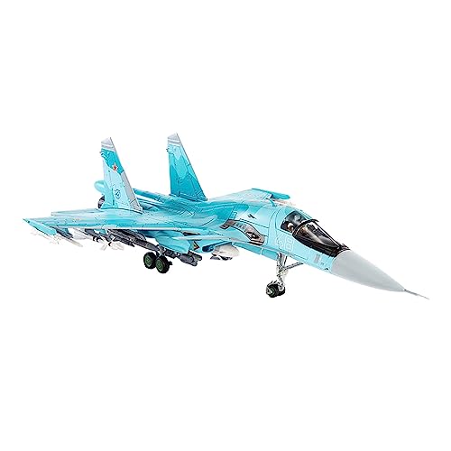 Avión de caza estático Su34 de metal el regalo ideal para aficionados a la aviación militar 2