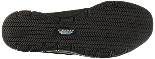 Skechers Women's Ghenter Srelt Work Shoe, Black, 8 Wide - Thumbnail 4