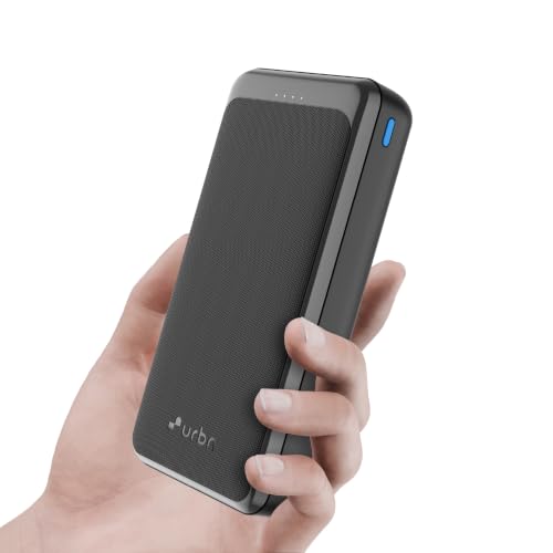 Image of URBN Power Bank 20000mAh Fast Charging |35W Super Fast Power Delivery (PD) Portable Charger | Triple Output | USB Type C Input & Output | Pass Through Charging | (Black)