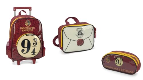 Kit Escolar Mochila, Lancheira e estojo