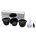 RENKINGDON Dolce Gusto Kaffeekapseln, Kunststoff, nachfüllbar, wiederverwendbar, kompatibel mit Nescafe Dolce Gusto, Schwarz, 3 Stück