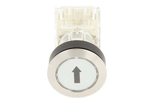 Schlegel 23.000.533 Push Button Stainless Steel, Clear Button Cap, Identification Plate Arrow, Push Contact Sensor 1 Opener - Image 4