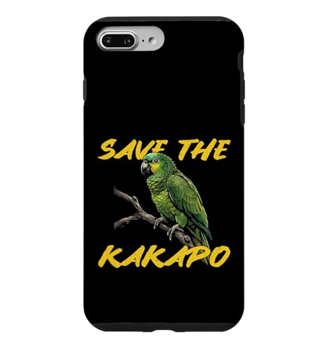 Save The Kakapo Parrot Kakapo Bird �j���[�W�[�����h �X�}�z�P�[�X iPhone 7 Plus/8 Plus �p