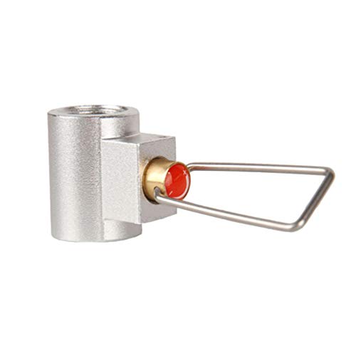 iplusmile Propane Adapter Brass Alloy Practical Long Time Use Gas Tank Conversion Head Joint for Picnic BBQ Outdoor