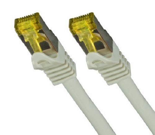 Patch Cable Cat.7 Plug RJ45 6 A S/FTP LSZH Ethernet Cable 5 m Grey - Image 3