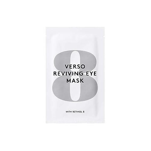 Verso Skincare Reviving Eye Mask, 4 Count