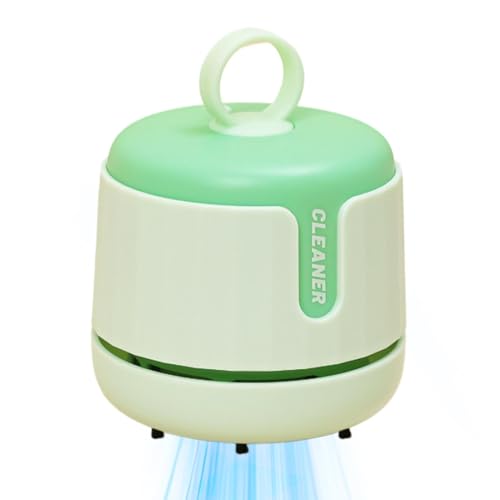 Limpiador de escritorio compacto - Aspirador de polvo de mesa, barredora de mesa de bajo consumo | Removedor de polvo de escritorio portátil recargable, colector de polvo de escritorio girat