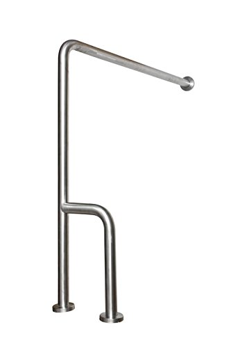 AsinoX 21678842D - Barra de apoyo y seguridad para baño, gris mate Cover