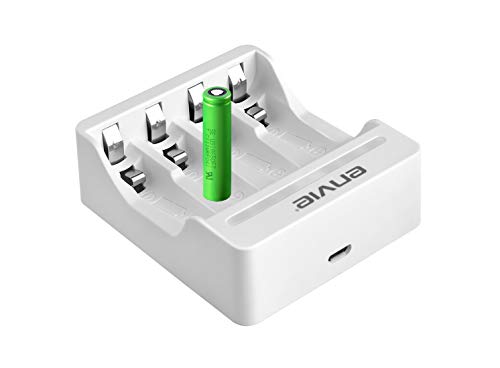 Envie Charger for AA & AAA Rechargeable Batteries ECR 22 Rio